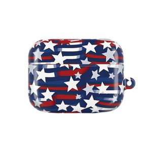 Patriotic Waves AirPod Case – Stars & Stripes Design, Mother’s, Father’s Day Gifts, Anniversary Gifts.