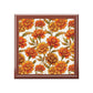 Stained Glass Marigold Floral Jewelry Box —  Keepsake Box