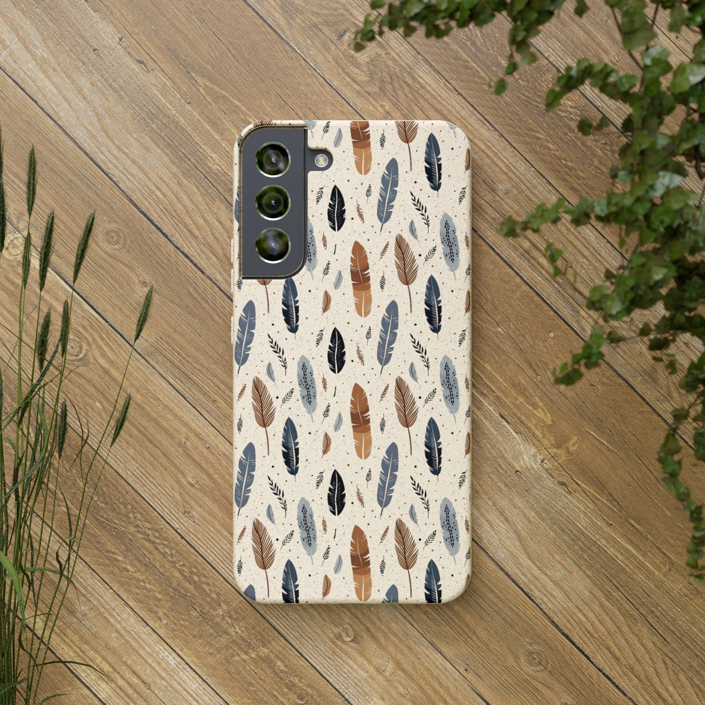 Whispering Feathers Samsung Biodegradable Cases