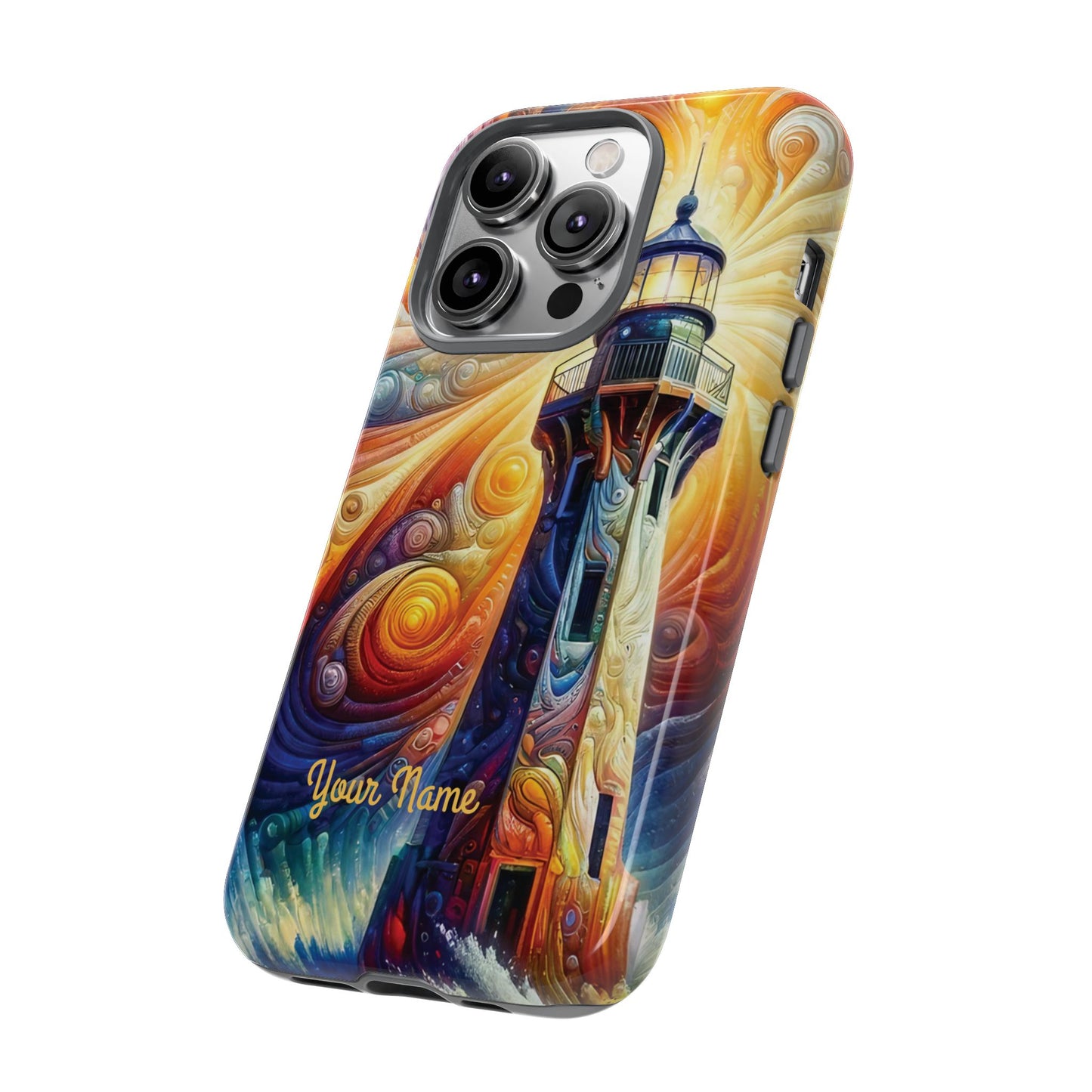 Personalized Cosmic Beacon iPhone Tough Cases, Gift for Him/Her.
