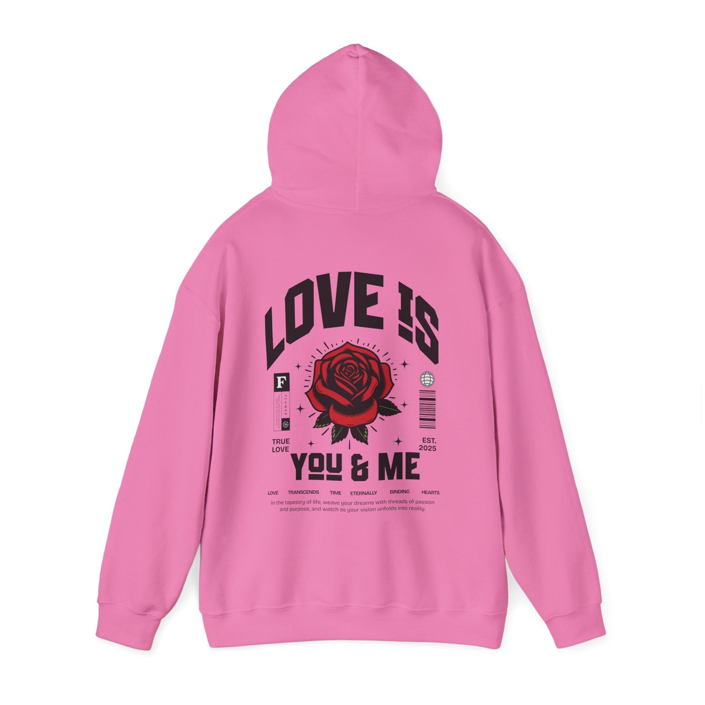 You and Me Unisex Gildan Hoodie Sweatshirt