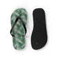 Grey Tropical Bliss Flip Flops