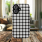 Black and White Gingham Phone Case, Tough Magnetic Cases, Stylish Phone Cover, Gift for Her, Trendy Phone Accessory, Checkered Print