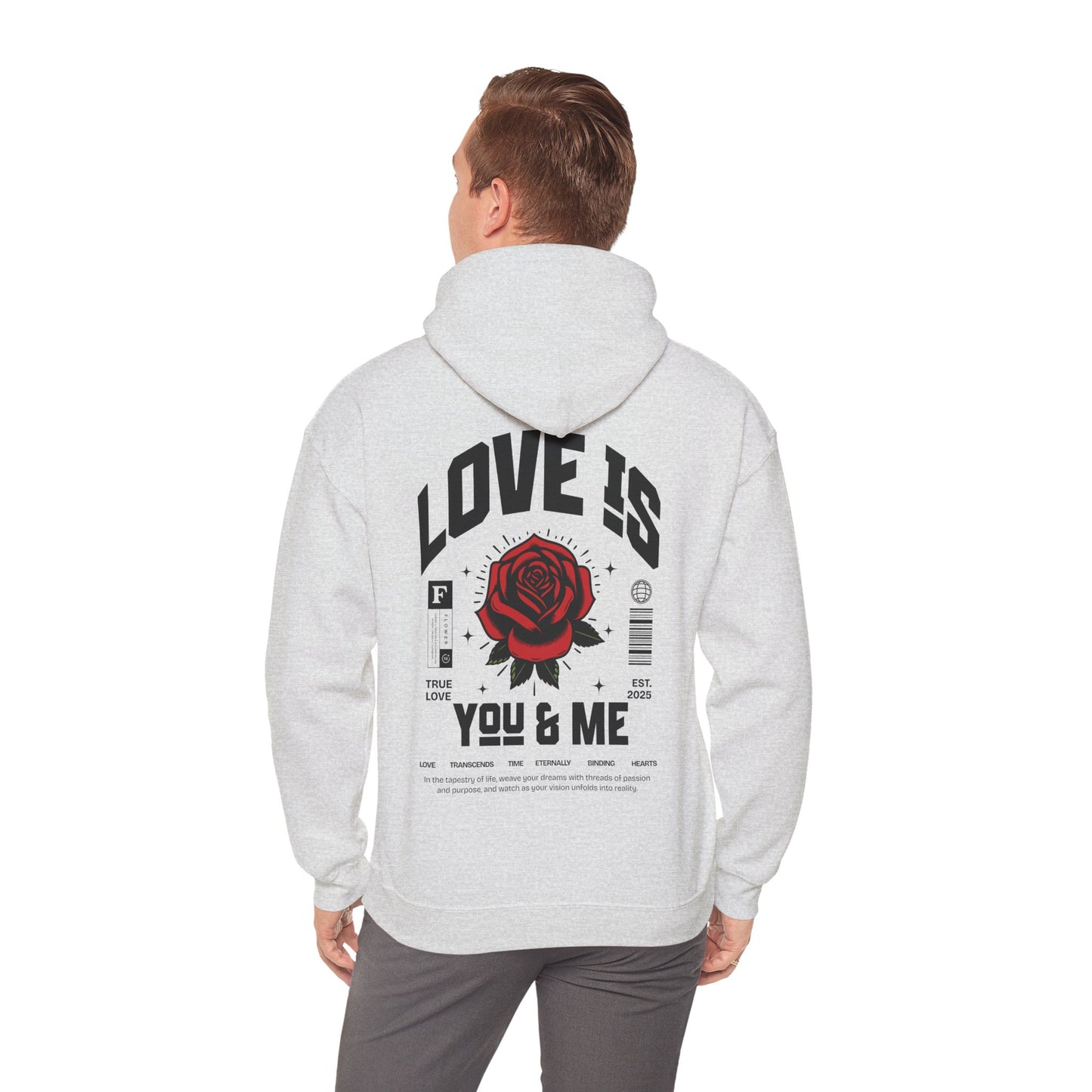 You and Me Unisex Gildan Hoodie Sweatshirt