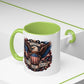 4th of July Eagle Coffee Mug — Patriotic American Flag Accent Mug (11/15oz)