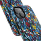 Colorful Floral Phone Case, Tough Magnetic Phone Cover, Durable Tech Accessory, Unique Gift for Her, Vibrant Smartphone Case