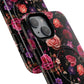 Starry Rose Garden Tough Magnetic Phone Case, Stylish Phone Cover, Gift for Her, Elegant Floral Design, Durable Phone Accessories