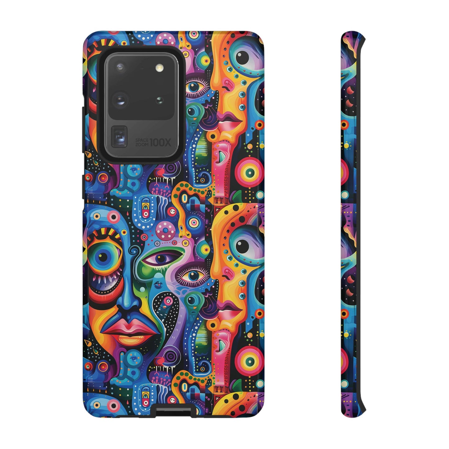 Psychedelic Visions Vibrant Art Google Pixel, iPhone and Samsung Phone Case - Tough Cases for Creative Souls