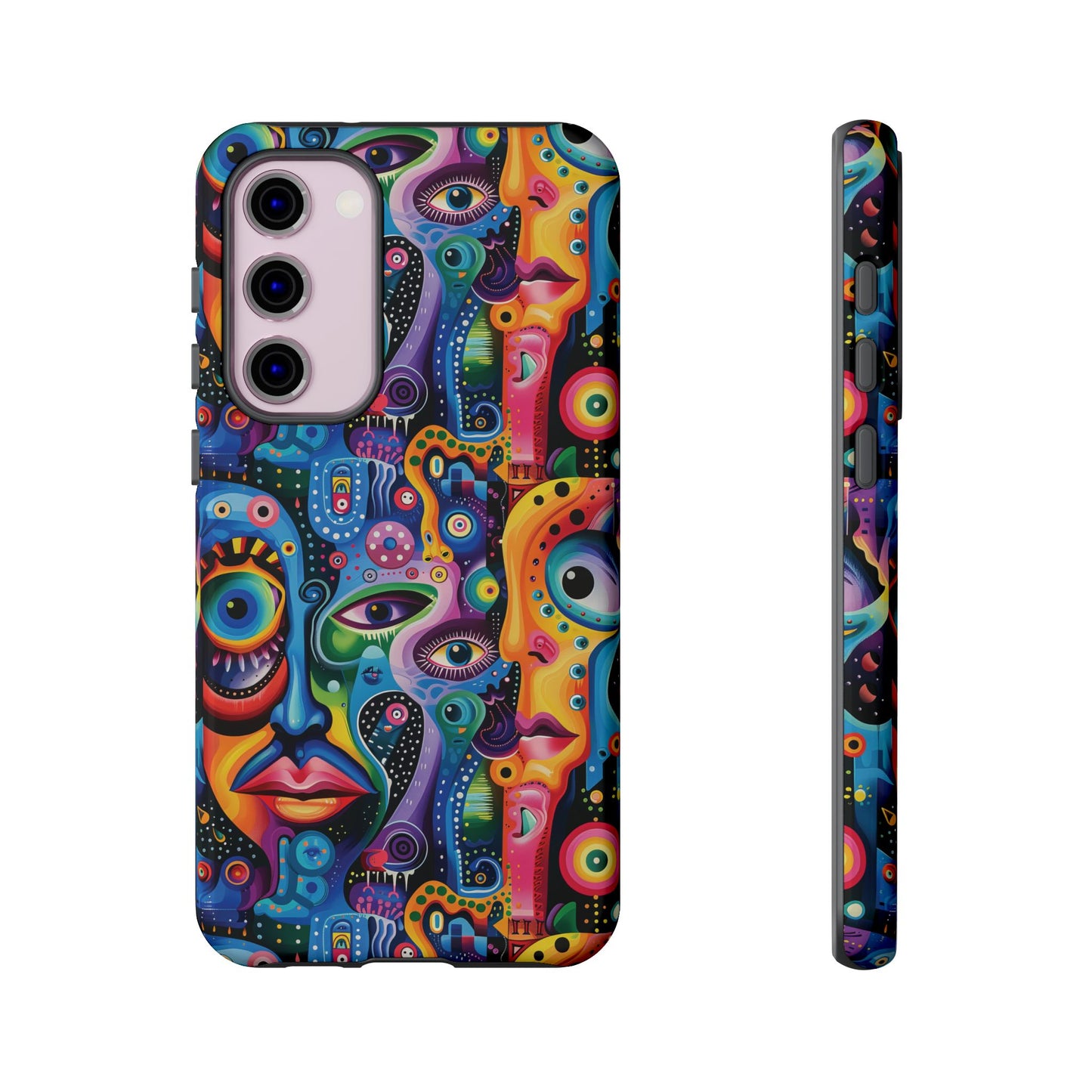 Psychedelic Visions Vibrant Art Google Pixel, iPhone and Samsung Phone Case - Tough Cases for Creative Souls
