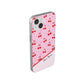 Personalized Cherry Blossom Dreams Flexi Case — Pink Retro Cherry iPhone® 7/8, 11, 12, 13, 14, 15, 16, 17, X/XS, SE, XR, Mini, Pro, Pro Max, Plus Cases.