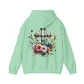 Faith and Floral Cross Unisex Gildan Hoodie Sweatshirt