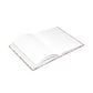 Personalized Stained Glass Lotus Blossom Hardcover Notebook — Custom Name and Affirmation Puffy Cover Journal.