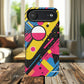 Electric Motion Mix iPhone Cases for Creative Souls | Tough iPhone Magnetic Cases, Stylish Protection, Unique iPhone Accessories, Gift for Art Lovers, Retro Vibes