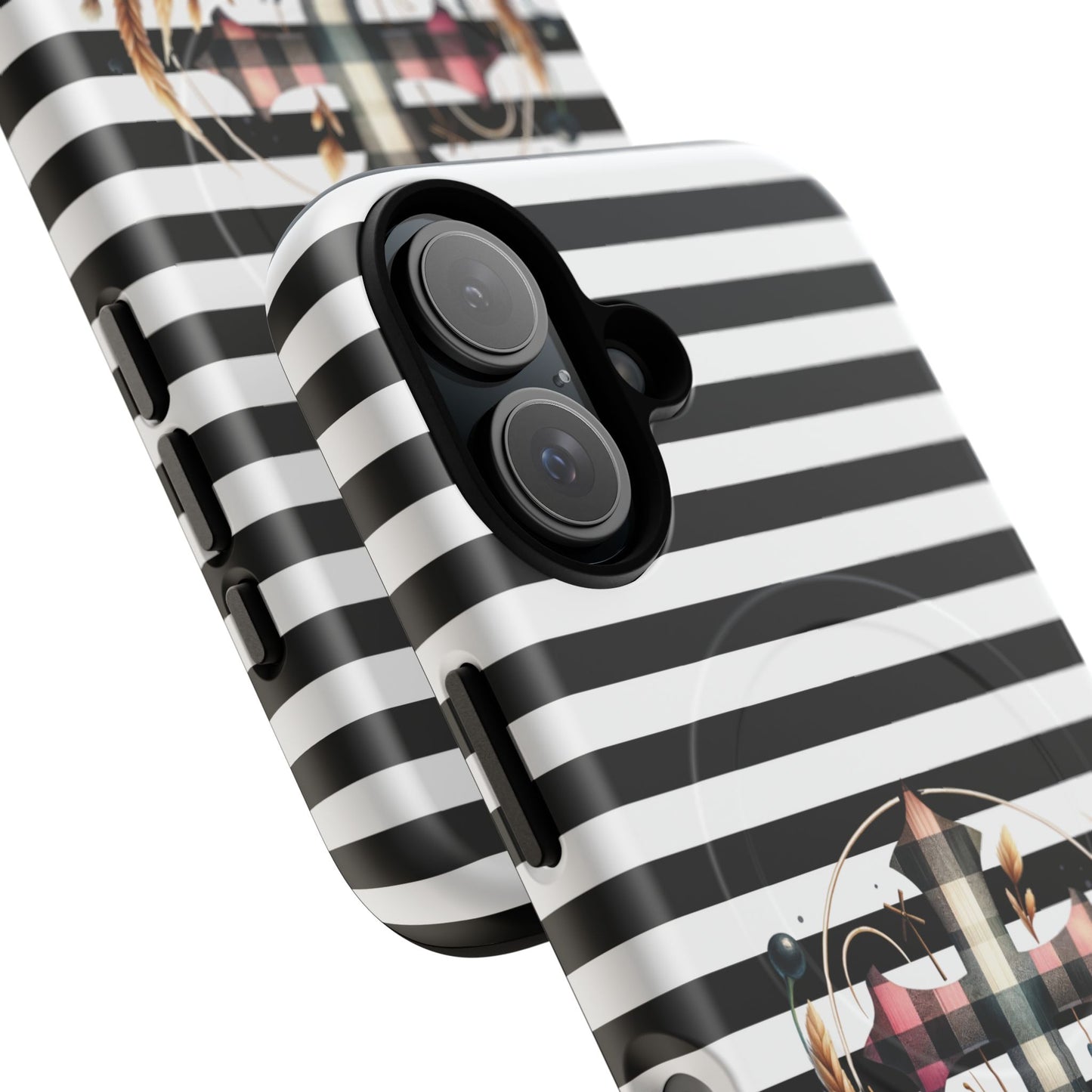 Striped in His Glory iPhone Case, Tough Magnetic Phone Protector, MagSafe iPhone Cover, Durable Case for Everyday Use, Gift for Nature Lovers, Vibrant Design.