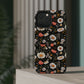 Blossom Elegance: Noir Garden Magnetic Tough iPhone Cases