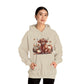 Autumn Highland Cow Charm Unisex Heavy Blend™ Hooded Sweatshirt