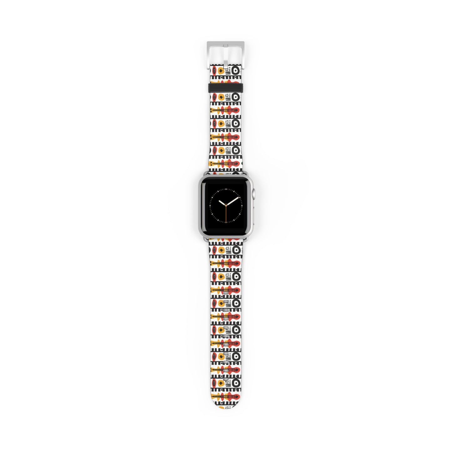 Afrobeat Harmony Vibrant Patterned Watch Band - Stylish and Colorful Accessory for Everyday Wear.