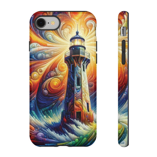 Cosmic Beacon Tough iPhone Cases