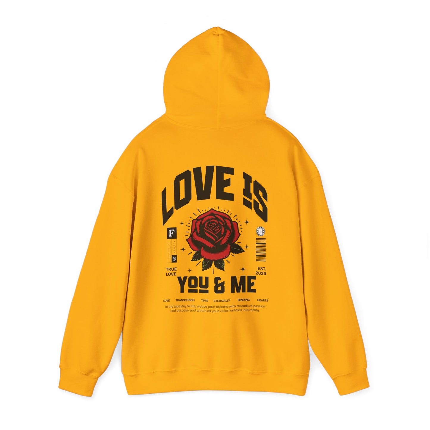 You and Me Unisex Gildan Hoodie Sweatshirt