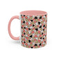 Colorful Heart Pattern Coffee Mug - Perfect Gift for Love & Friendship