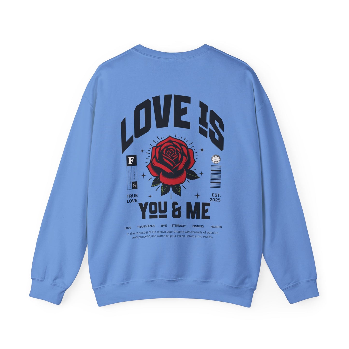 You and Me Valentines Unisex Heavy Blend™ Crewneck Sweatshirt.