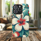 Tropical Hibiscus MagSafe® iPhone® Tough Case - Stylish Phone Protection Gift for Nature Lovers, Vibrant, Summer Vibes.