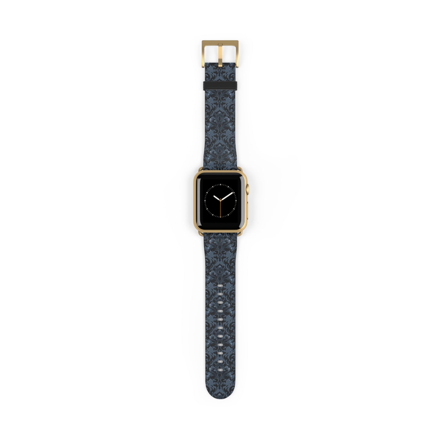 Opulent Dusk Elegant Floral Watch Band - Stylish Accessory for Daily Wear.