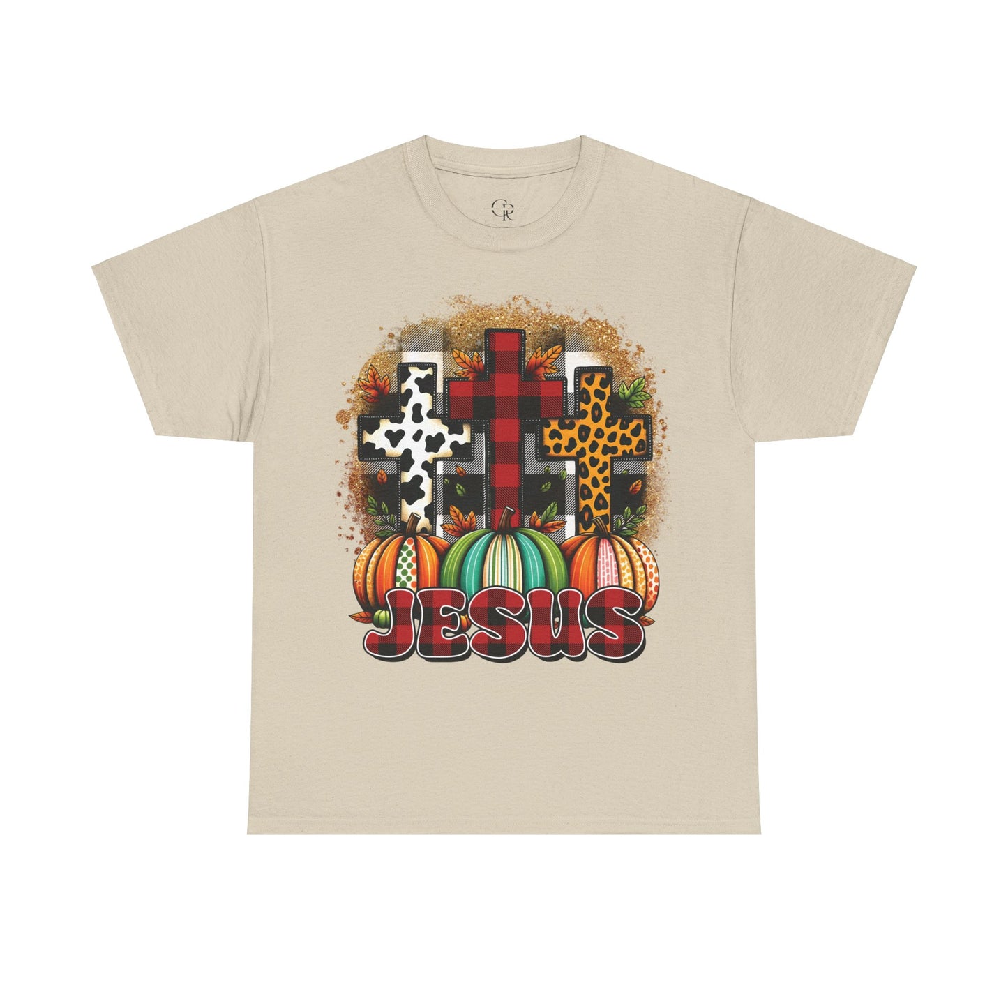 Faithful Harvest Cross Unisex Heavy Cotton Tee