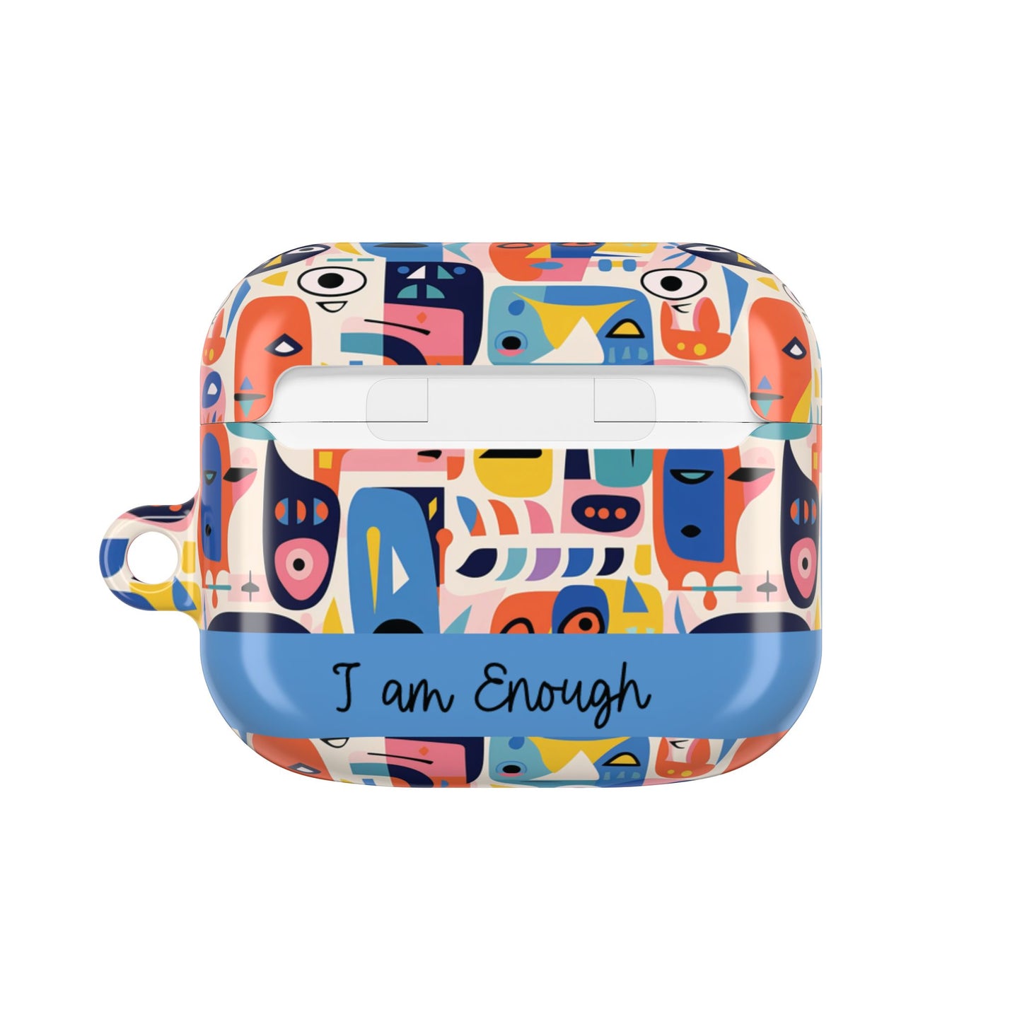 Personalized Abstract Art AirPod Case — Colorful Custom Name/Affirmation Design