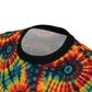 Rainbow Swirl Tie and Dye Unisex Tee (AOP)