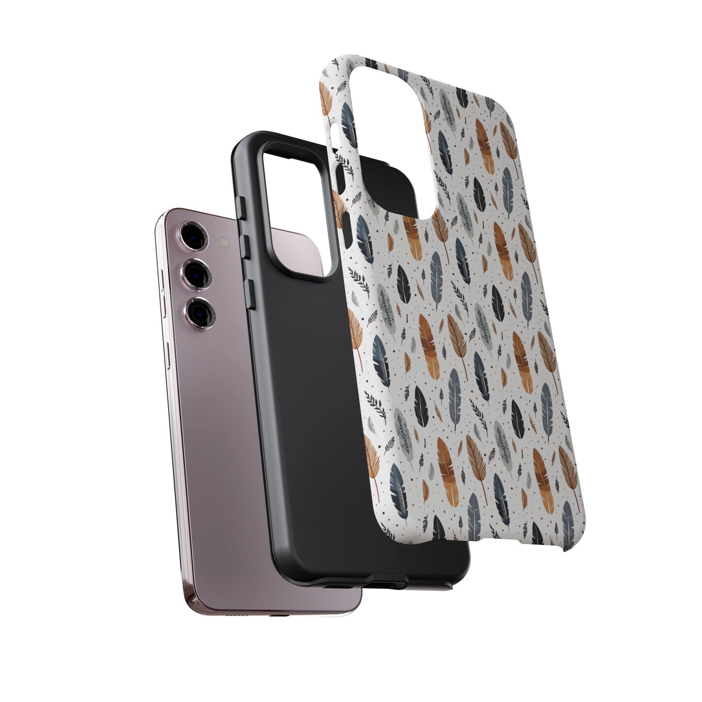 Whispering Feathers iPhone, Samsung and Google Tough Cases