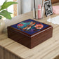 Dragonfly Stained Glass Jewelry Box — Floral Keepsake Storage