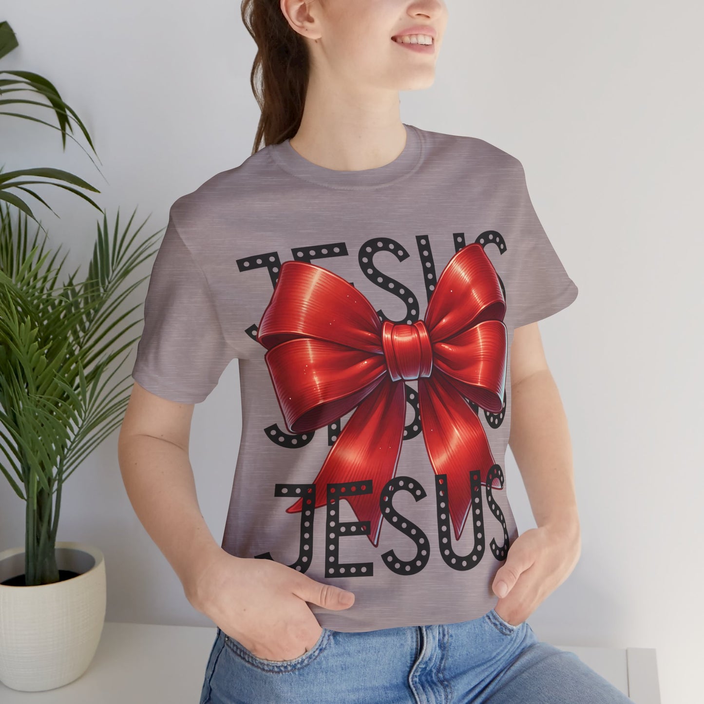 JESUS Unisex Jersey Bella Canvas Short Sleeve Tee.