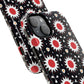 Crimson Spark Radiance Bold Floral Magnetic iPhone Cases, Stylish Tough Cases, Unique iPhone Accessories, Perfect Gift for Her, Trendy Tech Gear.