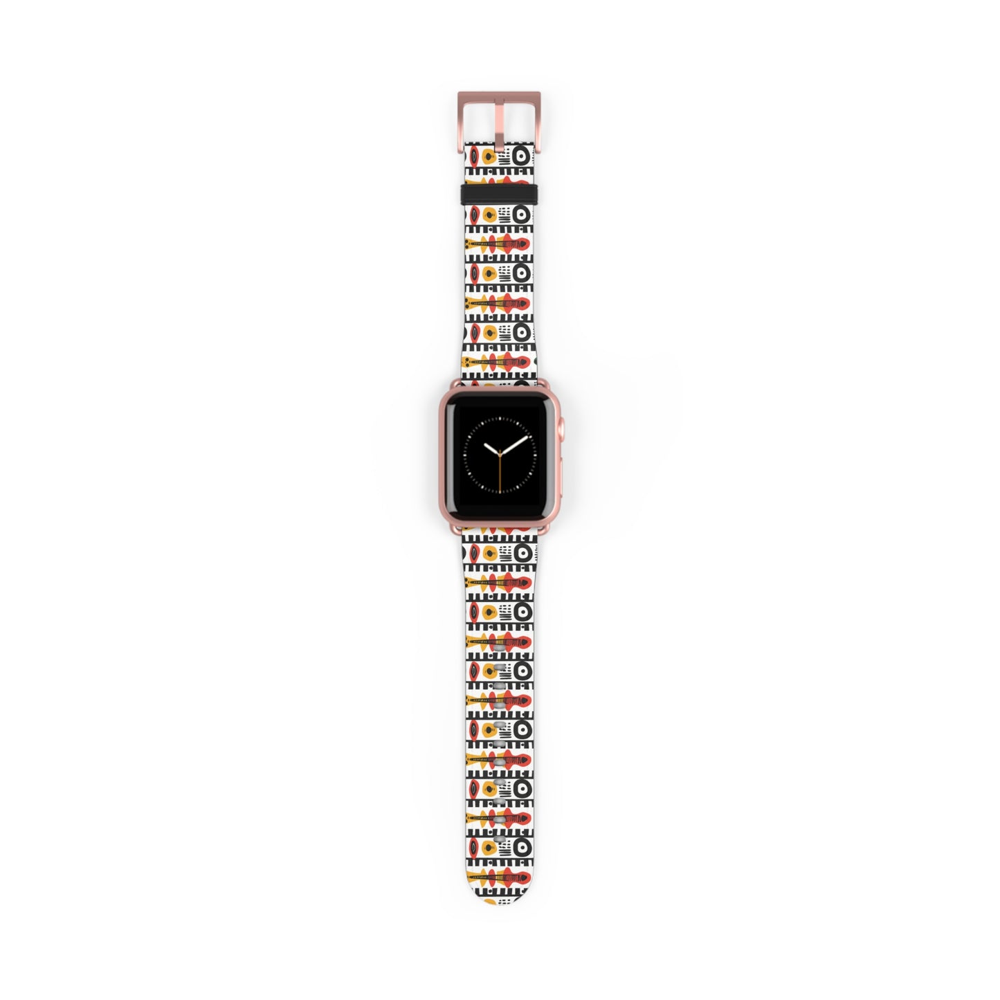 Afrobeat Harmony Vibrant Patterned Watch Band - Stylish and Colorful Accessory for Everyday Wear.