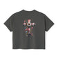 Faith and Floral Cross Women's Comfort Colors Boxy Tee