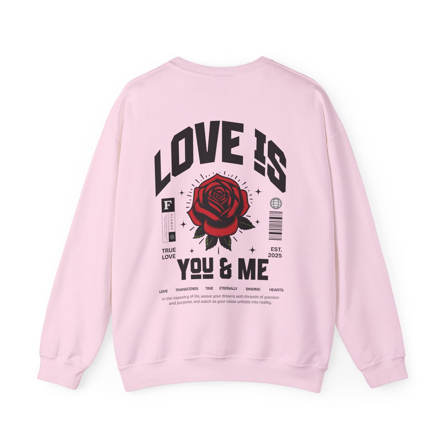 You and Me Valentines Unisex Heavy Blend™ Crewneck Sweatshirt.