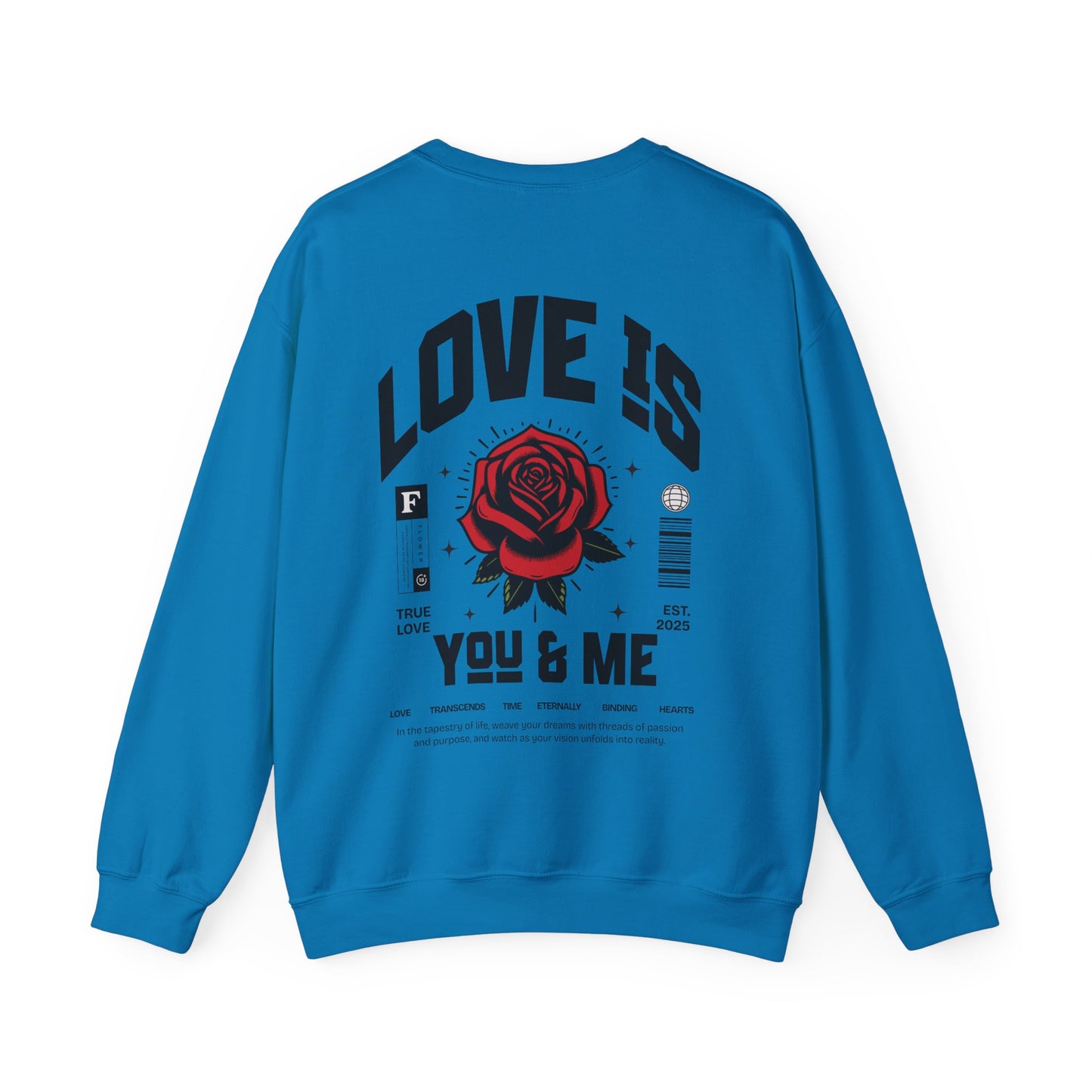 You and Me Valentines Unisex Heavy Blend™ Crewneck Sweatshirt.
