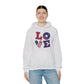 Patriotic LOVE Unisex Heavy Blend™ Hooded Sweatshirt