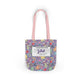 Personalized Purple Doodle Daydream Composition Book Inspired Canvas Tote Bag with Colorful Straps, Cute School Bag, Eco-Friendly Tote, Back to School Shopping Bag, Teacher Gift Idea