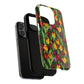 Floral Luminous Whirl Tough Magnetic iPhone Case, Stylish Protection for Everyday Life, Gift for Flower Lovers, Unique iPhone Accessory, Stained Glass iPhone Protection.