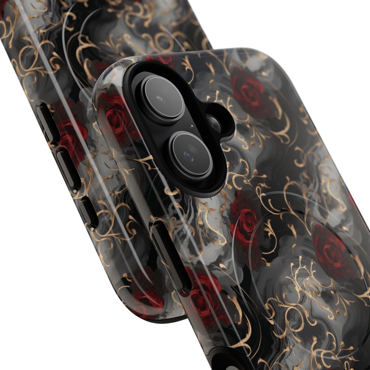 Elegant Floral Tough iPhone Magnetic Cases, iPhone Protection, Unique iPhone Covers, Stylish Mobile Accessories, Gift for Her