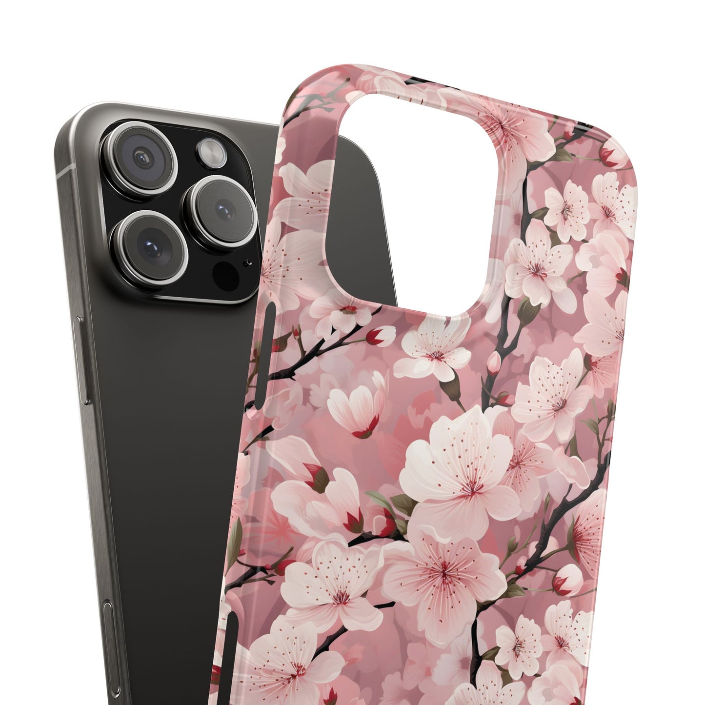Cherry Blossom Slim Phone Cases for iPhone and Samsung