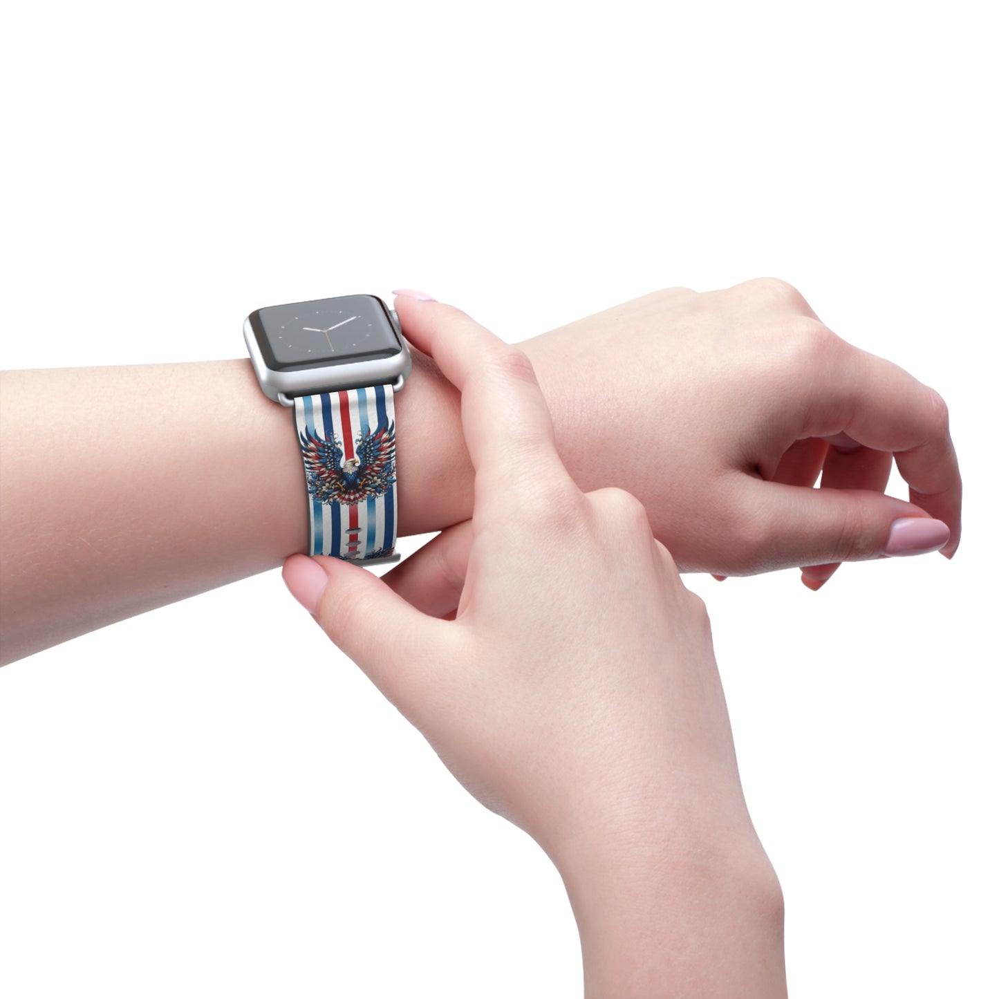 Patriotic Pride Eagle Watch Band - Stylish Accessory for Freedom Lovers.