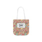 Personalized Brown Doodle Daydream Composition Book Inspired Canvas Tote Bag with Colorful Straps, Cute School Bag, Eco-Friendly Tote, Back to School Shopping Bag, Teacher Gift Idea