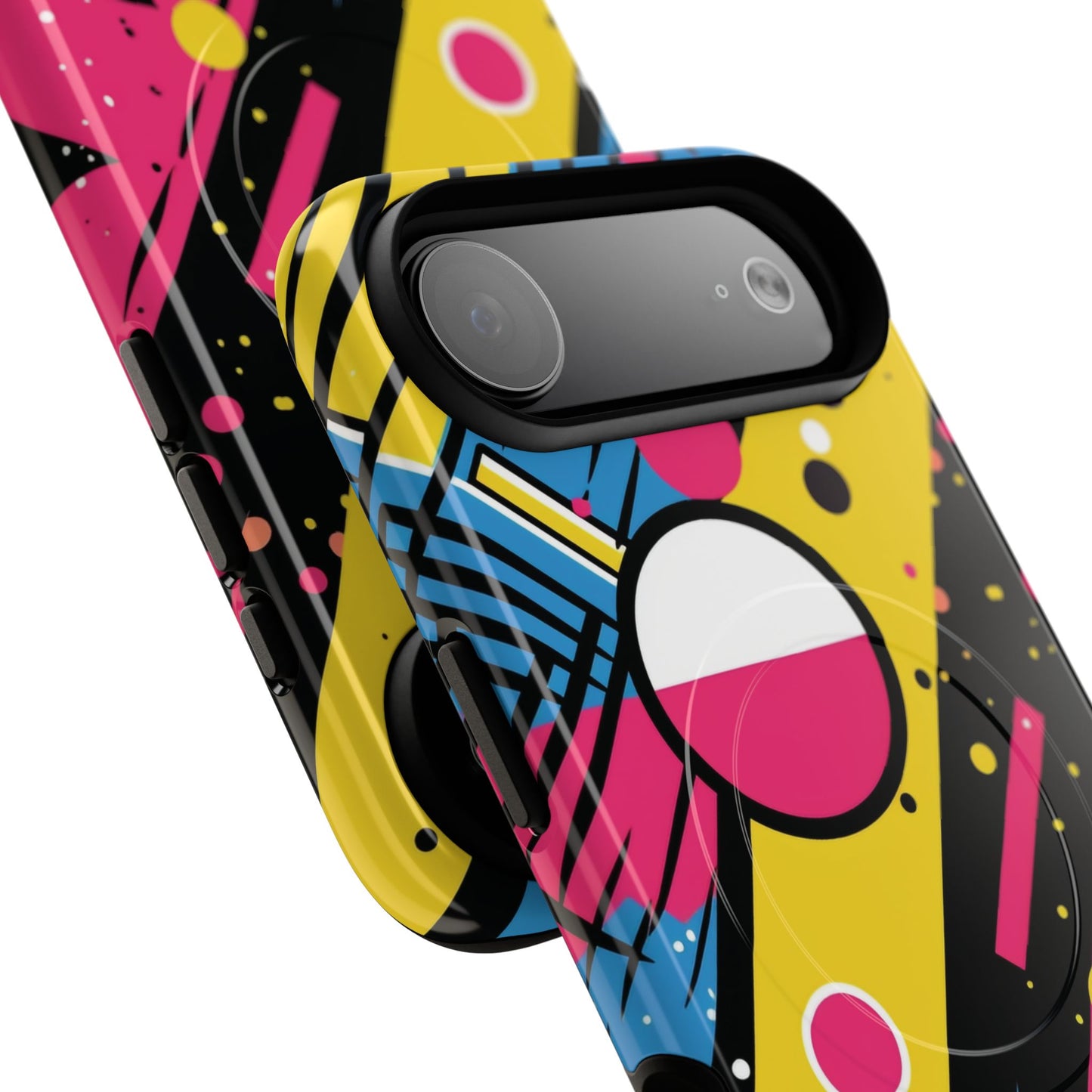 Electric Motion Mix iPhone Cases for Creative Souls | Tough iPhone Magnetic Cases, Stylish Protection, Unique iPhone Accessories, Gift for Art Lovers, Retro Vibes
