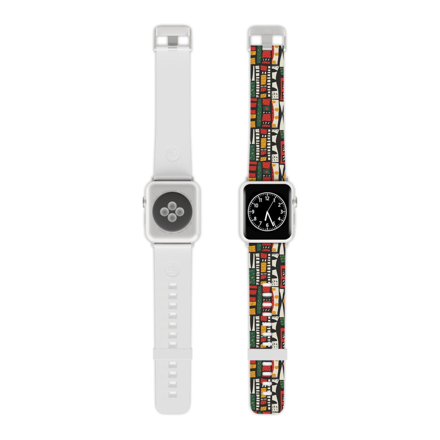 Tribal Harmony Vibrant Apple Watch Band, Colorful Watch Strap, Unique Wristband for Apple Watch, Artistic Accessory, Trendy Gift Idea, Seasonal Style