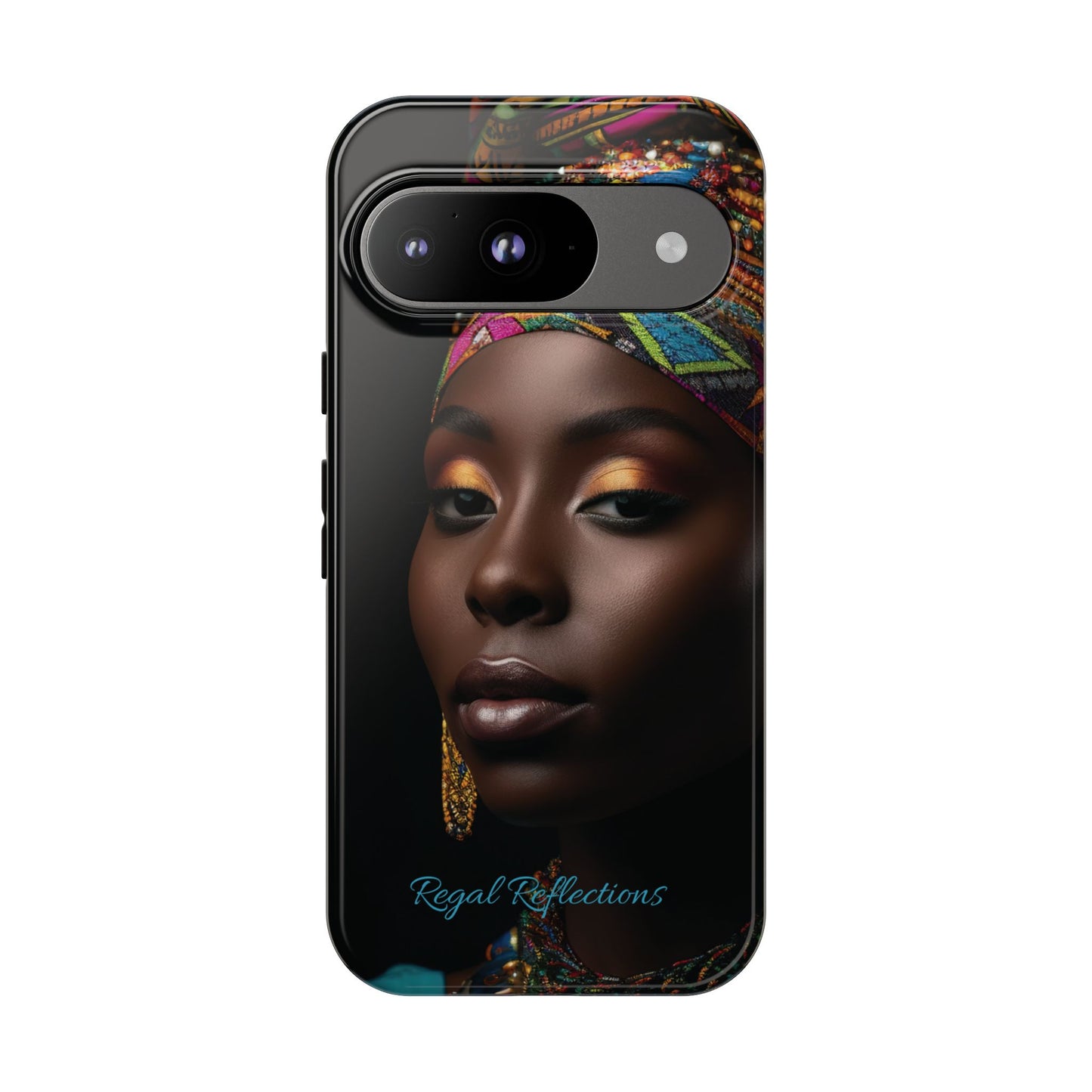 Regal Reflections: African Majesty iPhone, Samsung and Google Tough Phone Cases.