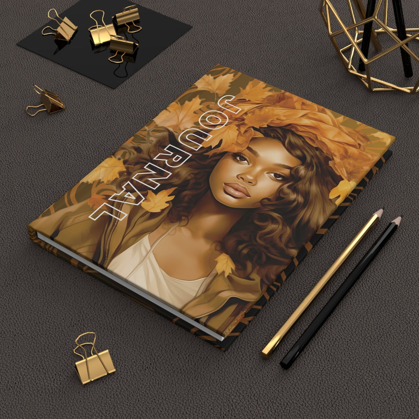 Fall-Inspired Hardcover Journal, Autumn Journal for Self-Reflection, Inspirational Notebook, Gift for Writers, Find Your Joy!