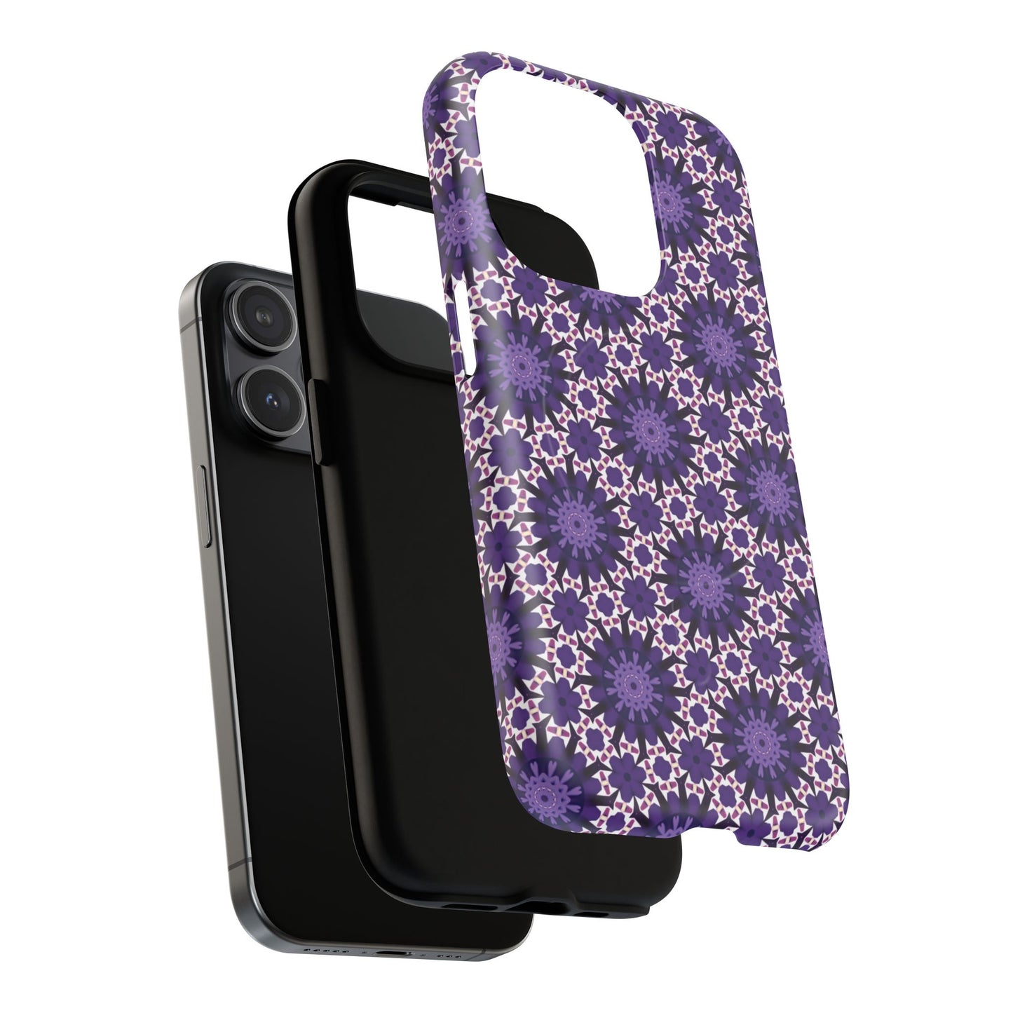 Twilight Petal Mirage Magnetic iPhone Cases, Unique Floral Designs, Tough Protection, Gift for Her, iPhone Accessories, Custom Cases